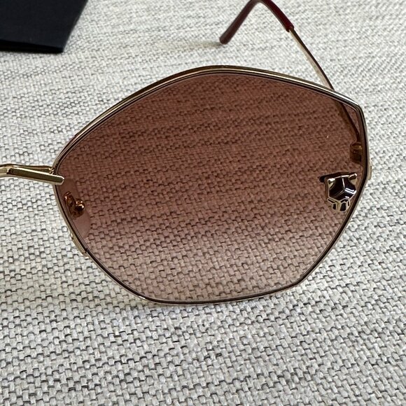 Cartier Eyewear Panthère de Cartier oversized sunglasses CT0356S-003 $1245 main image 13